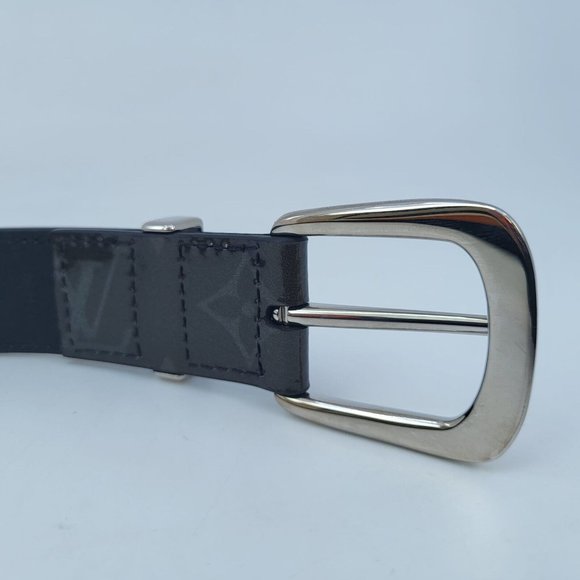 New Authentic Louis Vuitton Ouest Belt Monogram Glaze - Picture 6 of 12